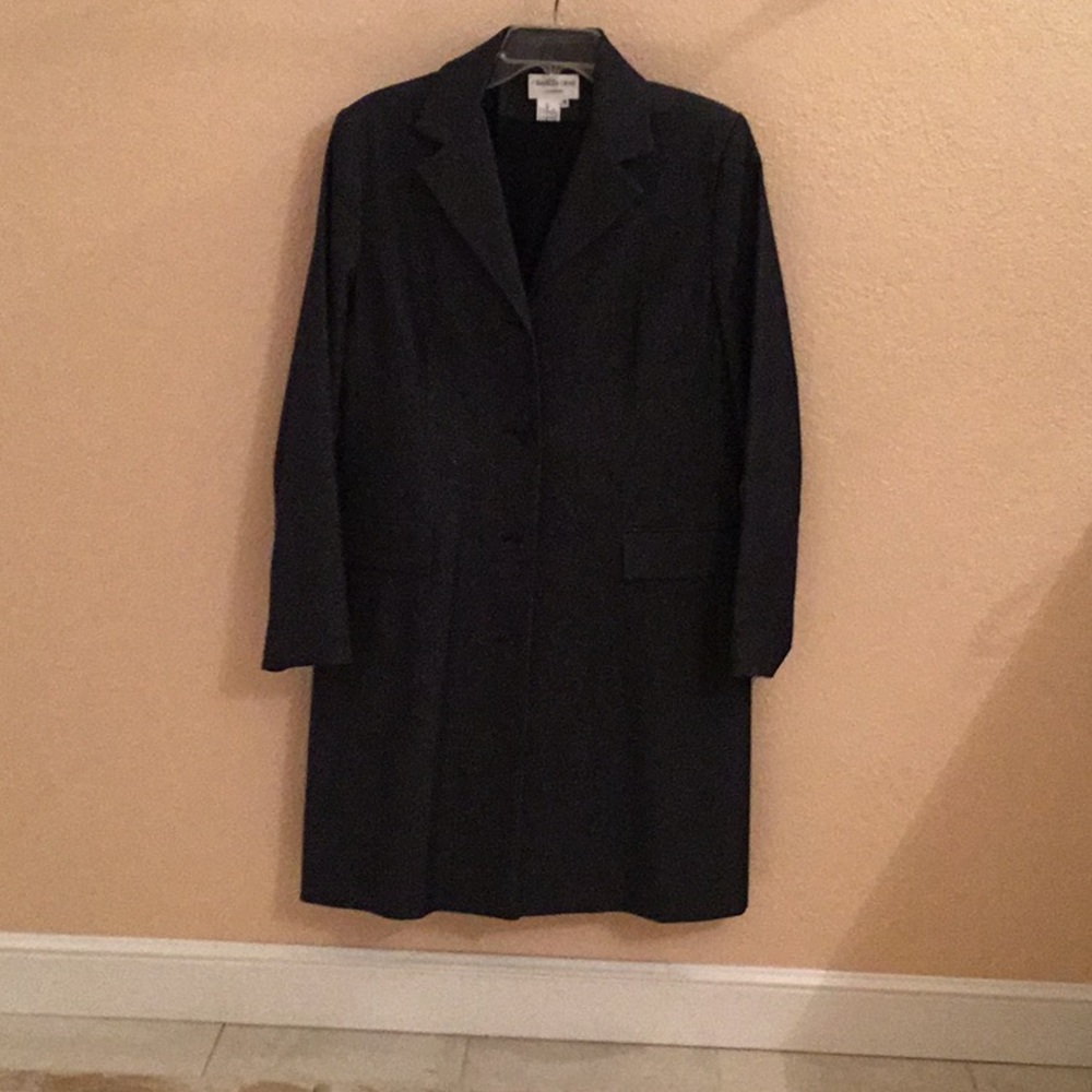 Denim suit coat